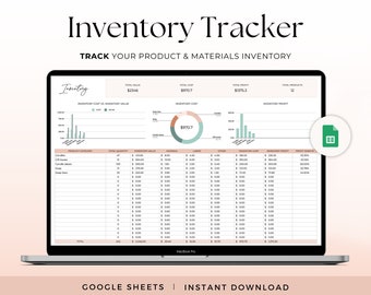 Inventory Tracker Spreadsheet Inventory Management Inventory Sheet Product Inventory Business Spreadsheet Inventory Template Sell on Etsy