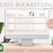 Easy Bookkeeping Template | Small Business Bookkeeping Spreadsheet | Income and Expense Tracker | Profit and Loss | Accounting Spreadsheet 