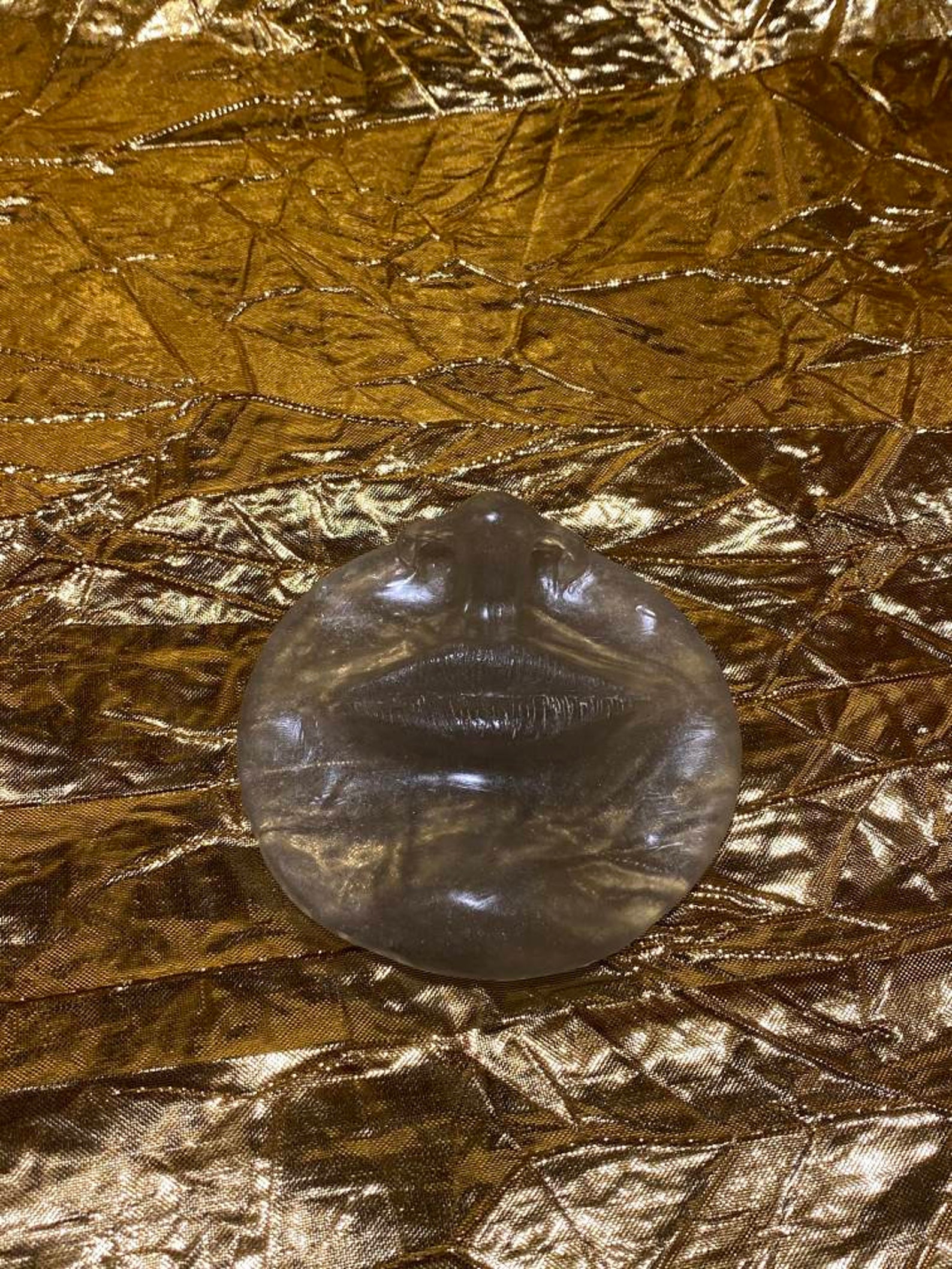 Opaque Silver Mouth Incense Holder Face Nose Unique Handmade Etsy