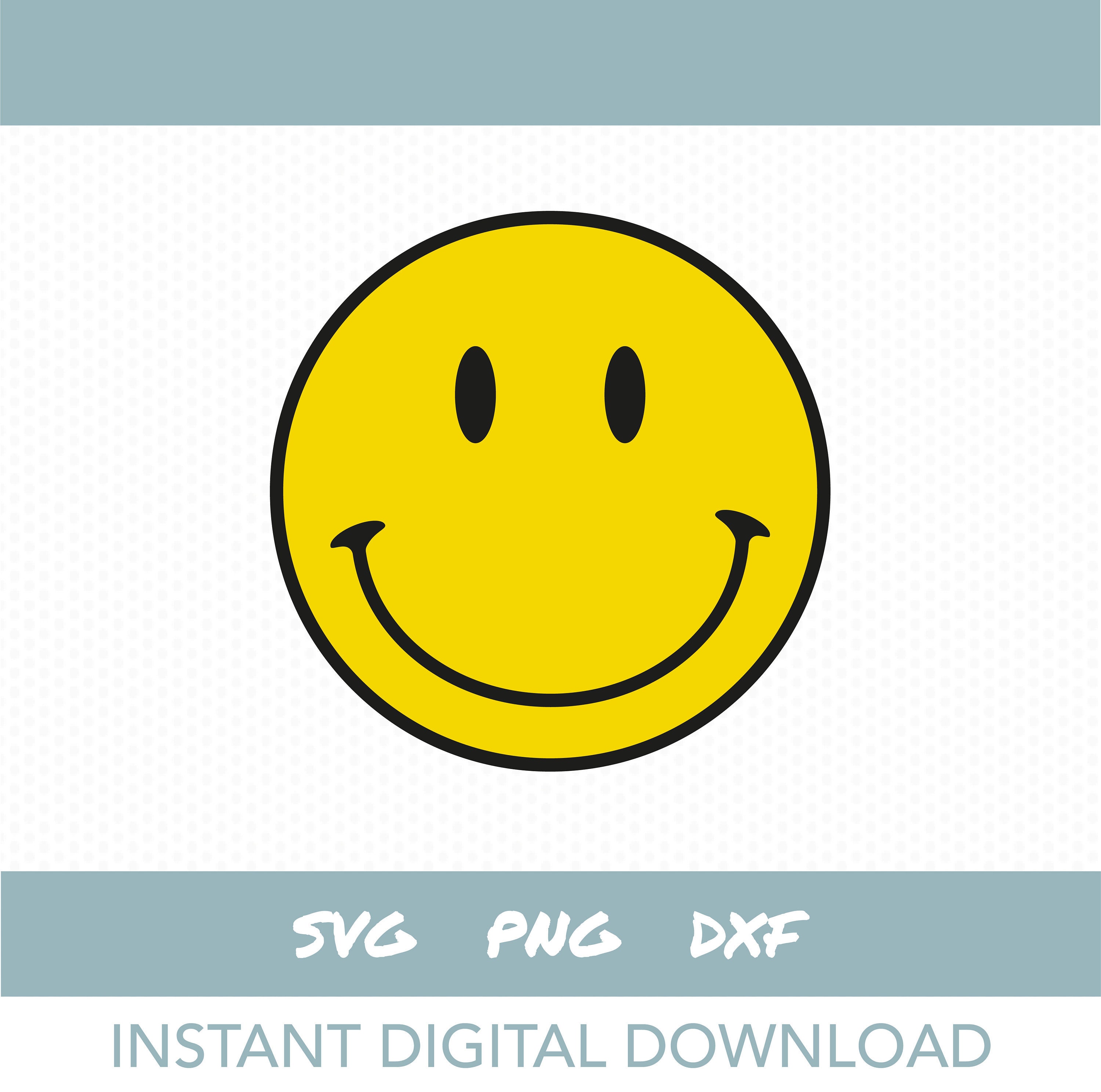 Smiley Face Svg Smile Logo Png Happy Face Instant Etsy Singapore