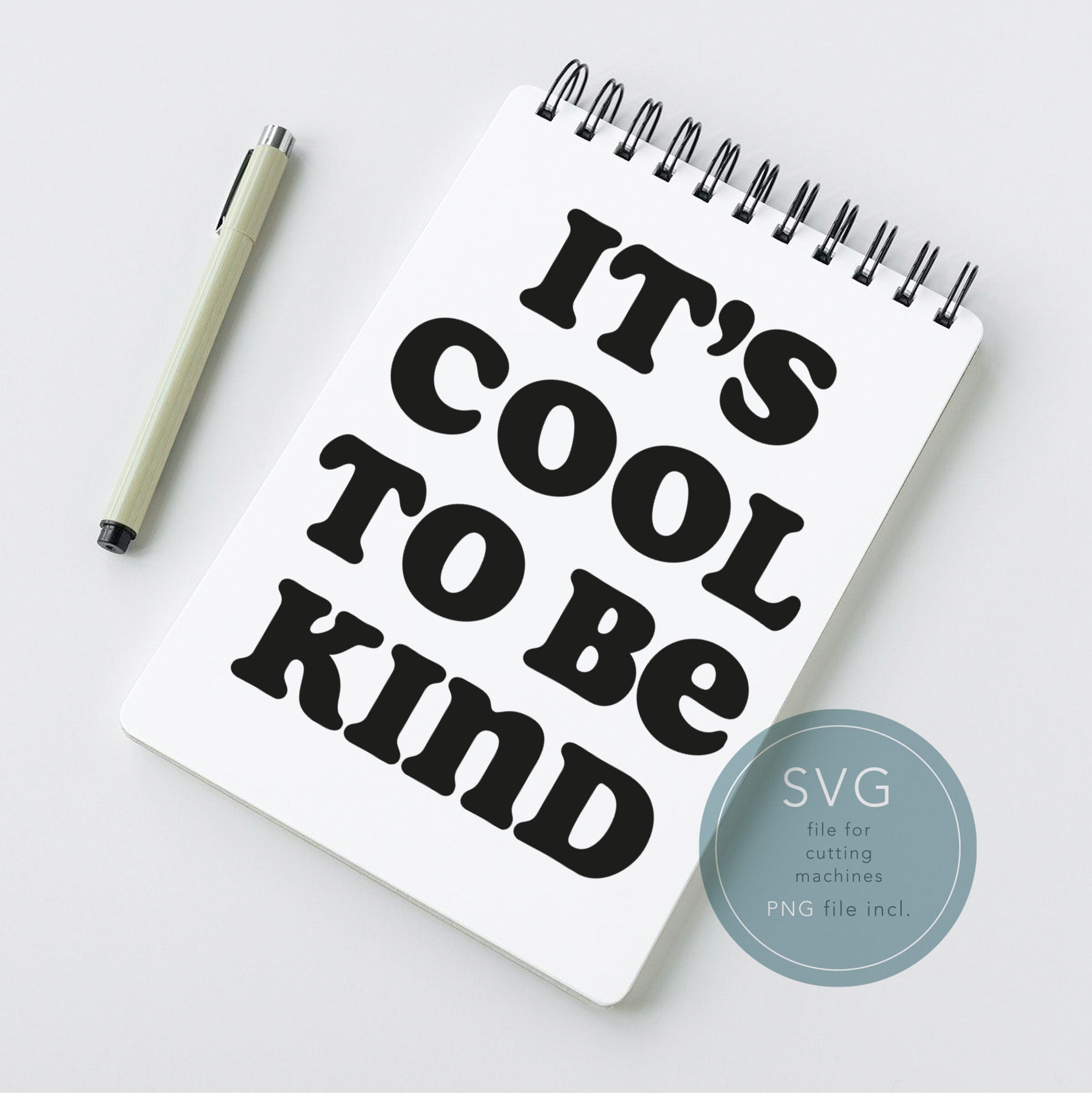 It's Cool to Be Kind Svg | Be Kind Png | Instant Digital Download - Etsy