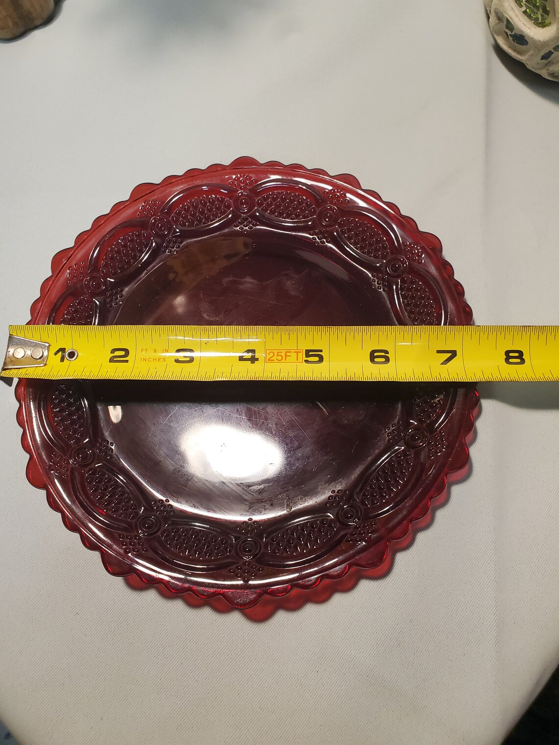 Avon Ruby Red Dish Set Etsy