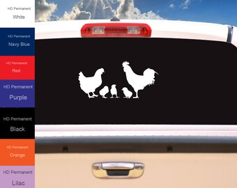 Chicken Rooster Chick Farm Family Car Planner Tumbler Vinyl Decal Sticker Chicken Rooster Chick Farm Family Car Planner Tumbler Vinyl Decal Sticker