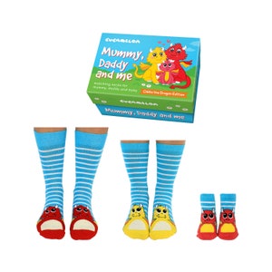 Puffin gift set, includes a hand sewing craft kit and bamboo socks