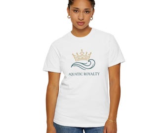 Aquatic Royalty Shirt, Black Swimmer Gift, Swim Team Tee, Black Girl Swim Shirt, Melanin Swimmer Tee, Pool Day Gift, Summer Swim Shirt