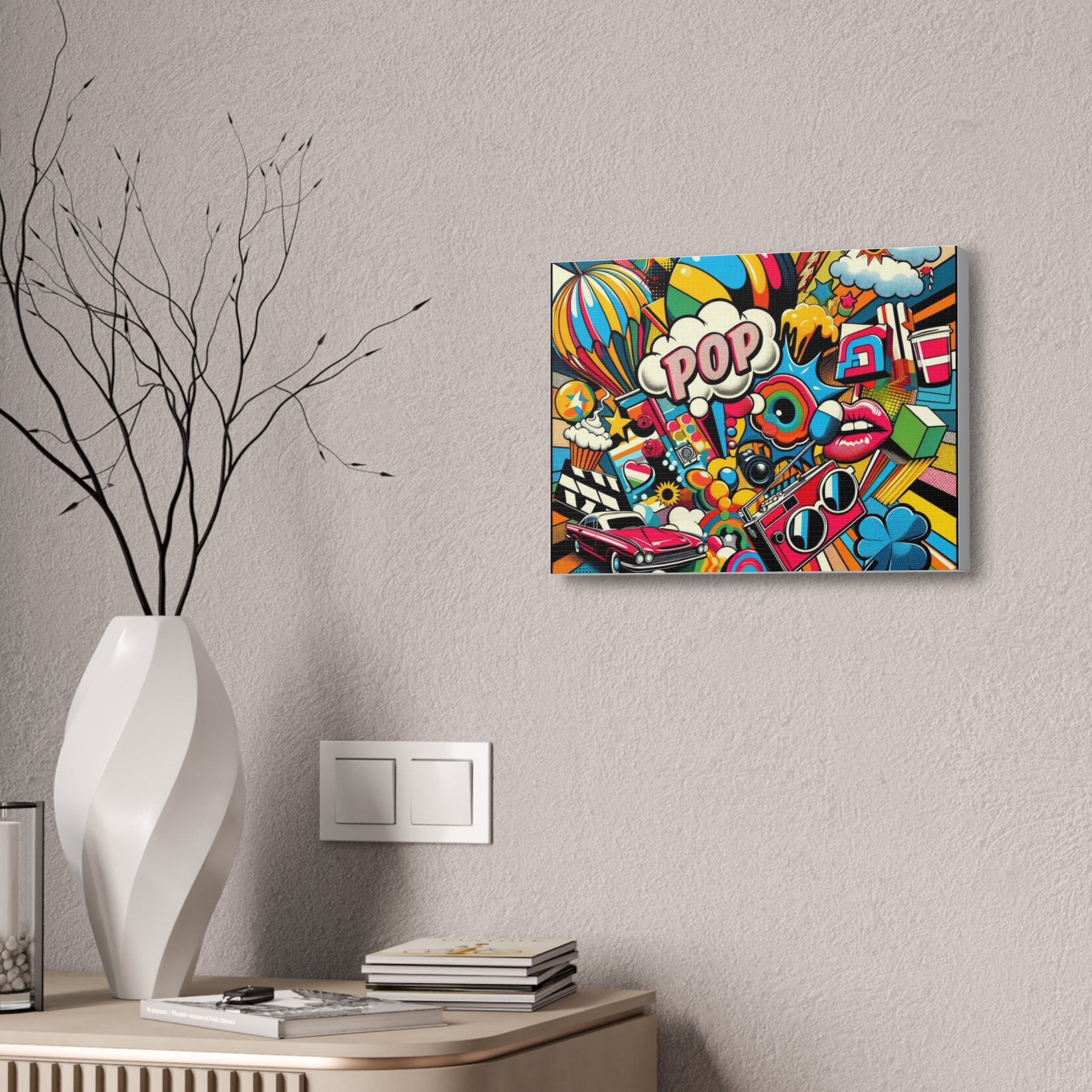 Pop Art Canvas - Iconic Pop Culture Art - Pop Art Wall Decor