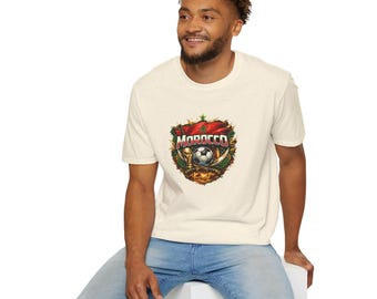 モロッコサッカーエンブレムTシャツ｜モロッコサッカーのエンブレム