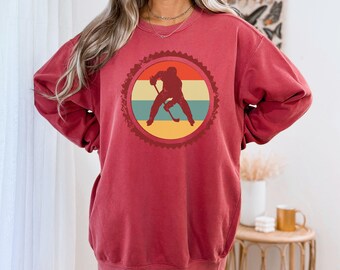 Hockey Fan Sweatshirt, Ice Hockey Enthusiast, Puck Life, Game Day Sweatshirt, Hockey Mom/Dad, Goalie Gift, Unisex Sports Fanatic Sweatshirt