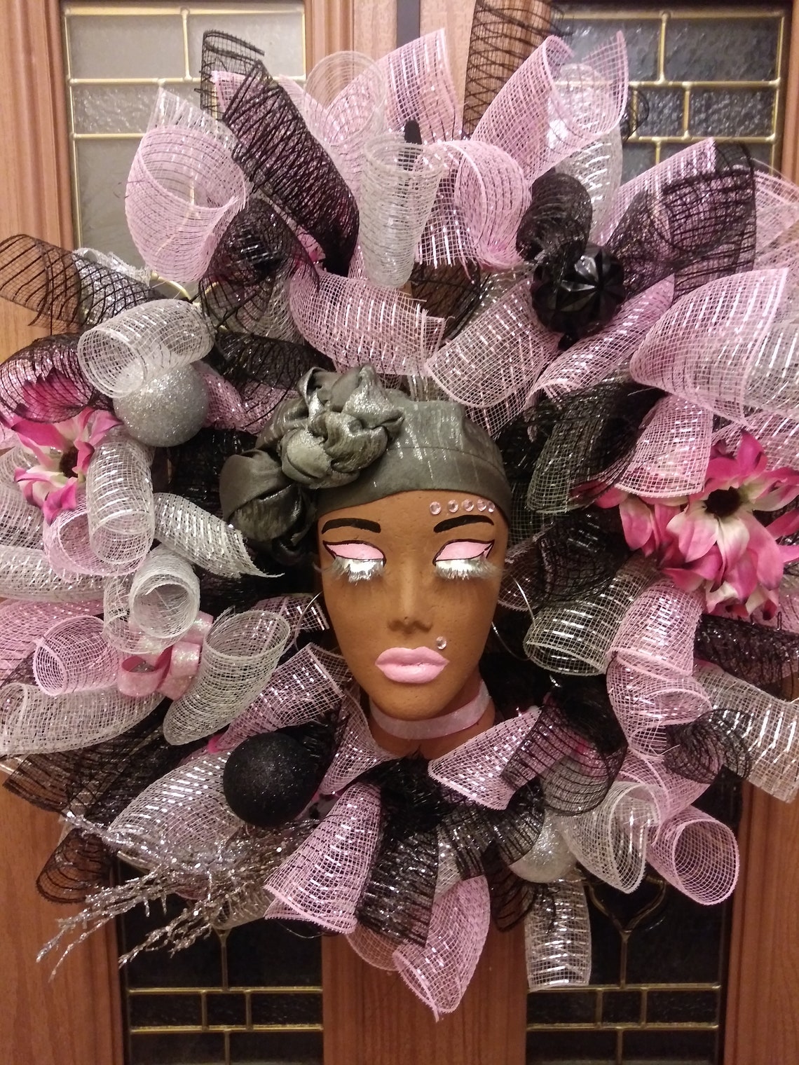 Diva Wreaths Diva Door Wreaths Front Door Wreaths Wreaths Etsy