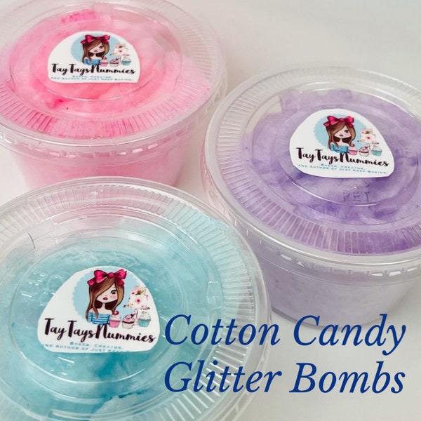Cotton Candy Glitter Bombs Etsy