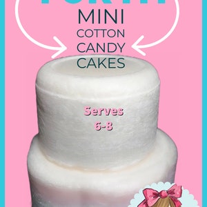 Mini CottonCandy Cake