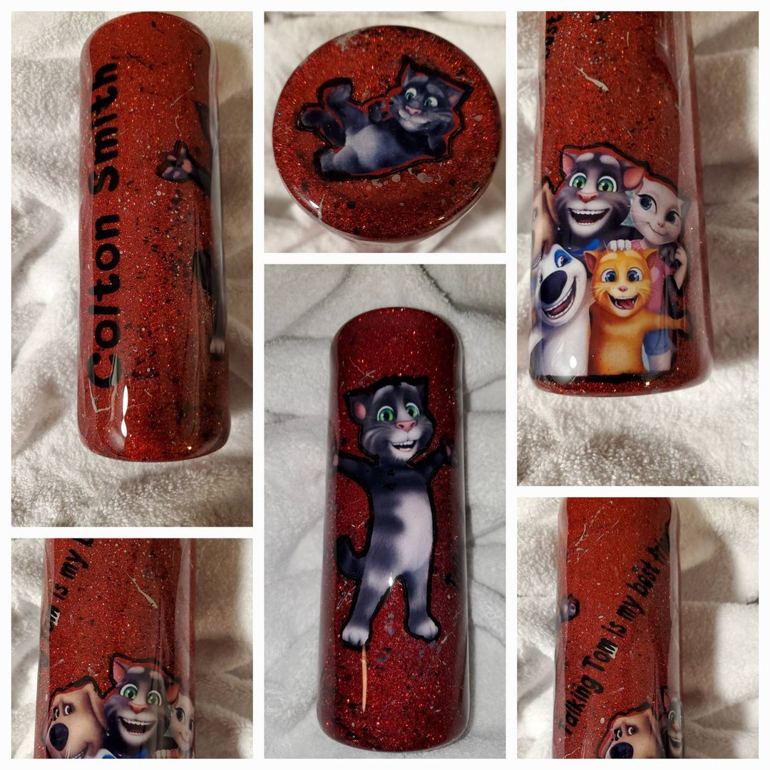 Talking Tom Tumbler Talking Tom and Friends, Kid Tumbler, I Love