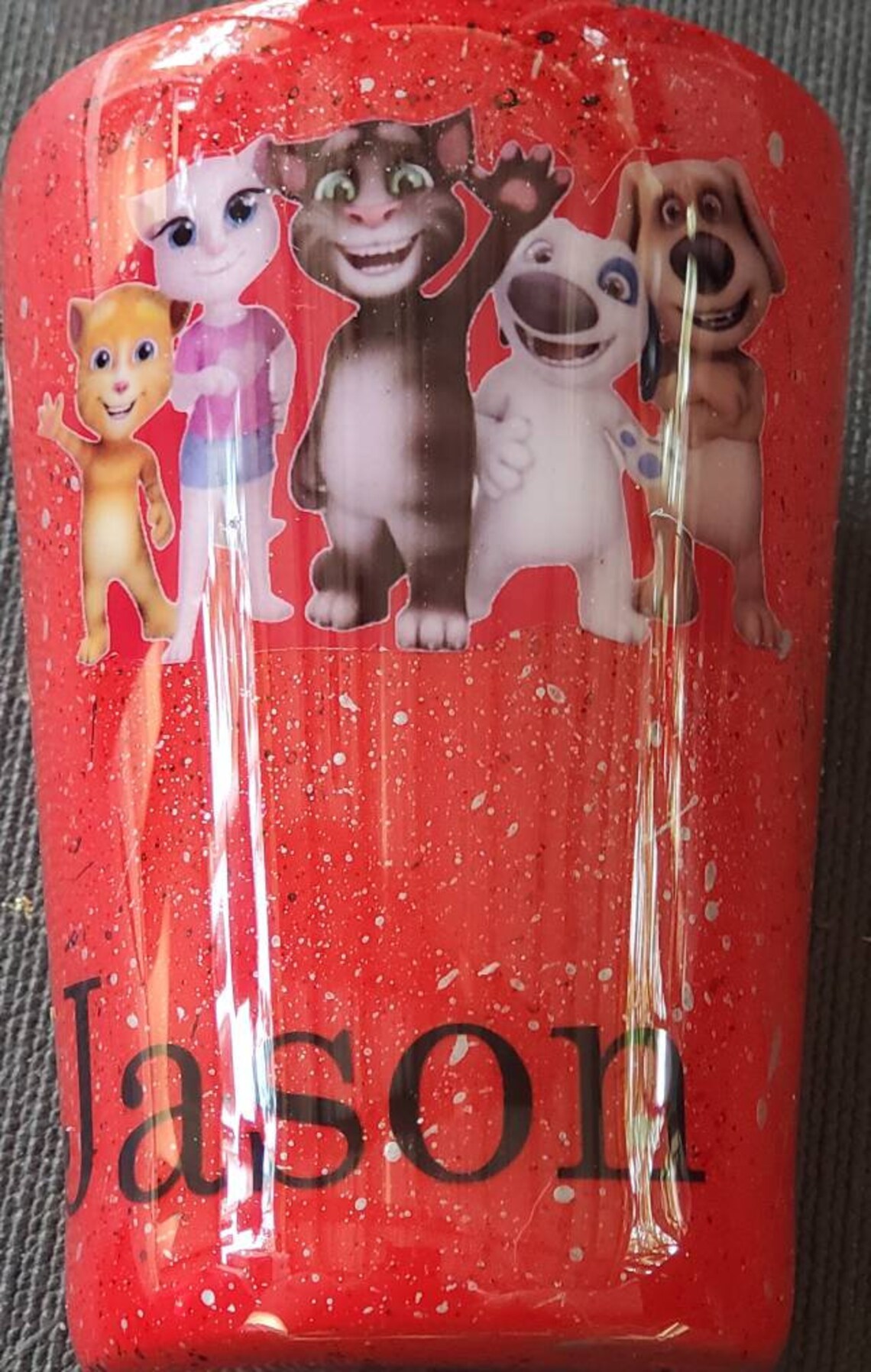 Talking Tom Tumbler Talking Tom and Friends Kids Tumblers Etsy