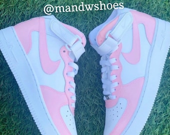 nike air force one high pink