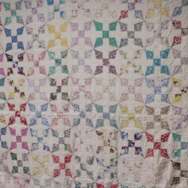 Antique Improved Nine Patch Quilt