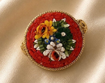 Vintage Italian Mosaic Pill/Snuff Box