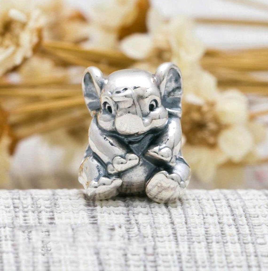 925 Sterling Silver Lucky Elephant Charm for Pandora Charm Etsy