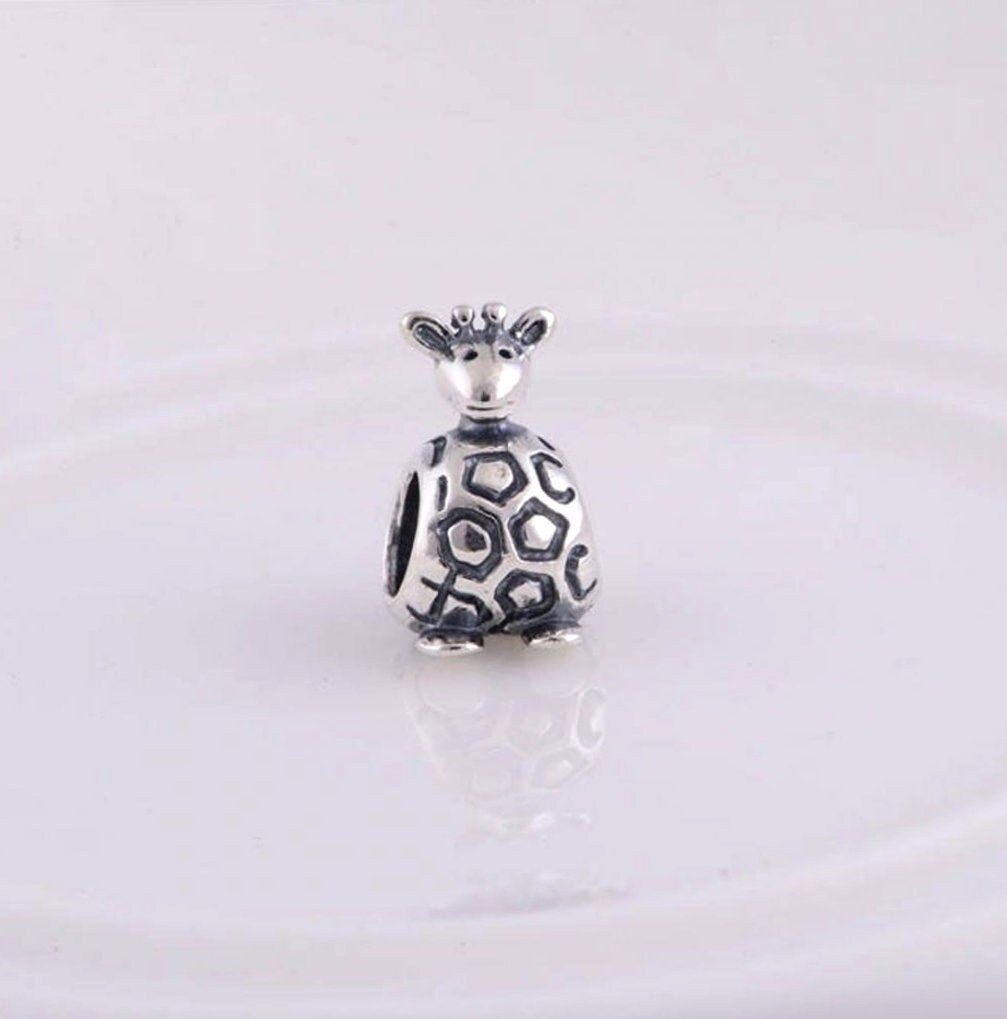 925 Sterling Silver Giraffe Charm for Pandora Charm Bracelet Etsy
