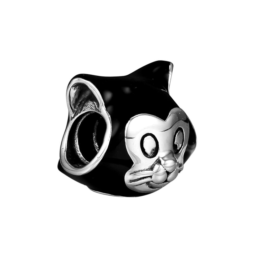 925 Sterling Silver Disney Figaro Portrait Charm for Pandora Etsy