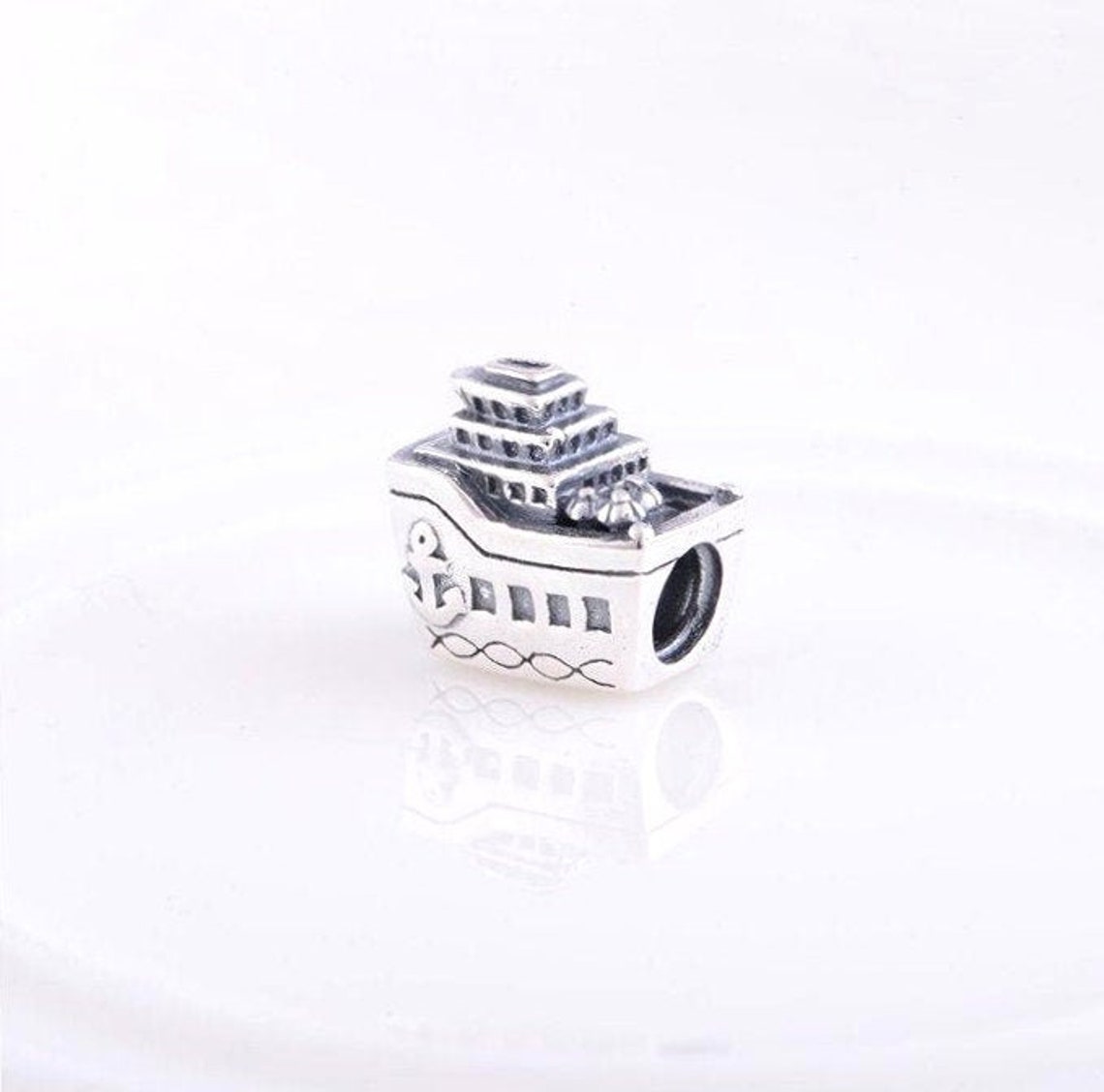 925 Sterling Silver Cruise Ship Charm for Pandora Charm Etsy