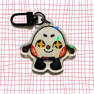 Onigiri Tune of Praise {Acrylic Keychain} Onigiri Tune of Praise {Acrylic Keychain}