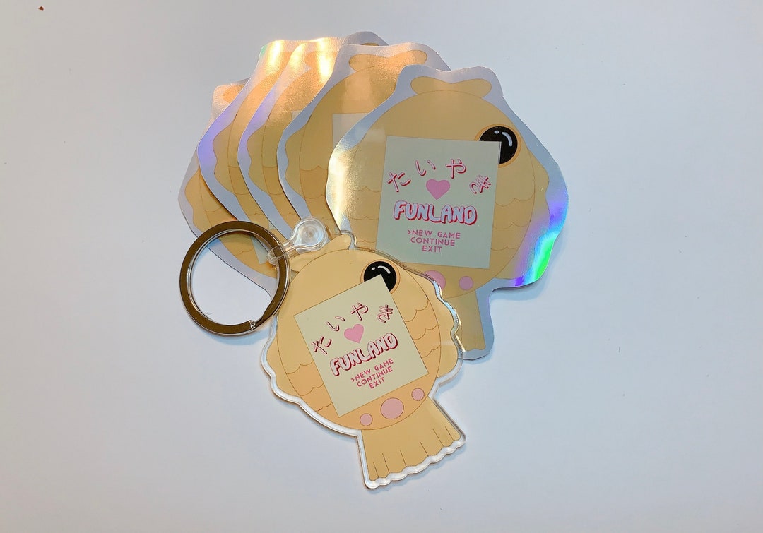 Taiyaki Keychain Limited Edition Cute Taiyaki Game All - Etsy