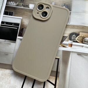 Newest Trendy Colour Tea White Matte and Pale Grey Matte Plain iPhone case Available for iPhone 15 series now image 10