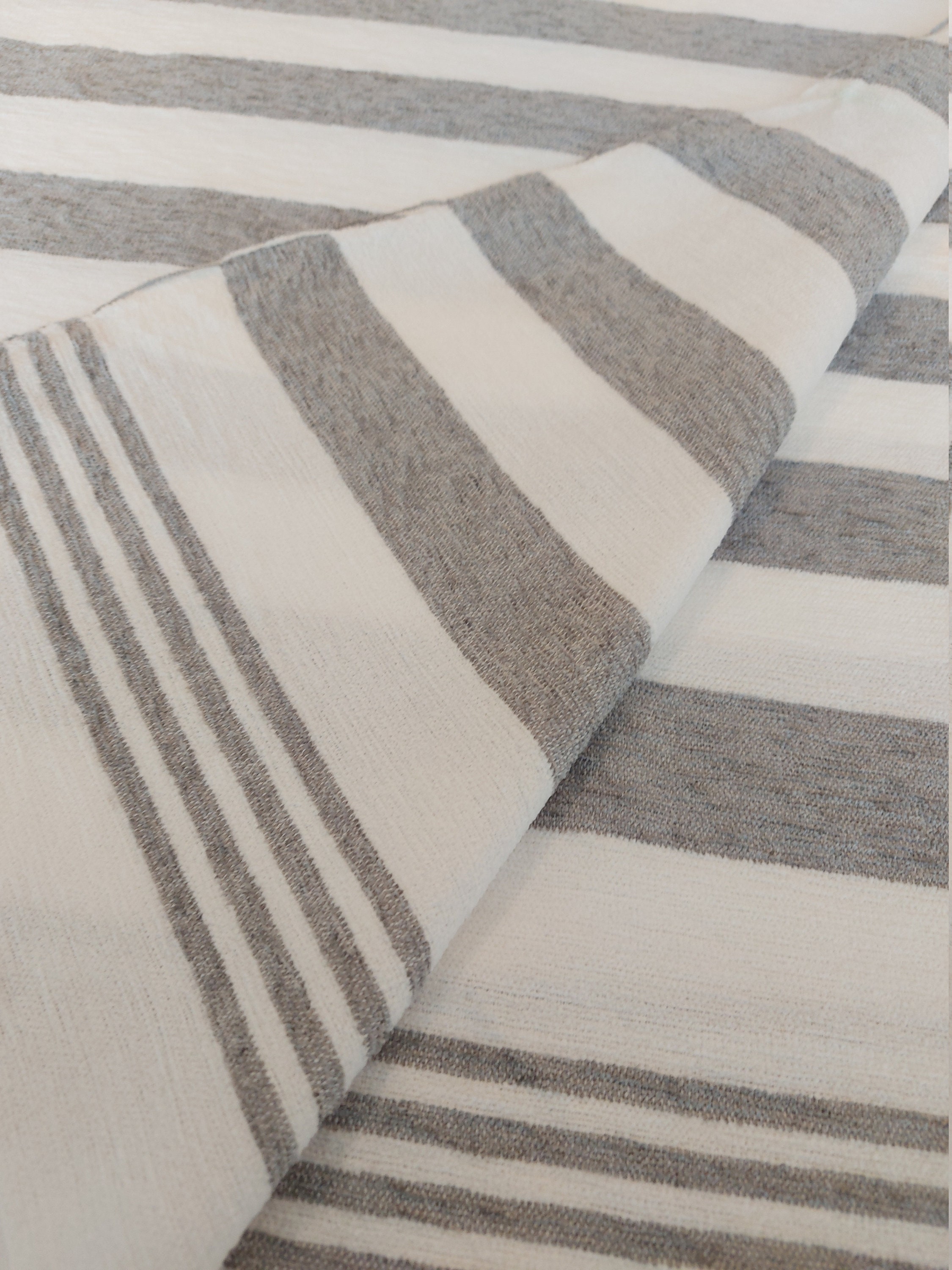 GREY Striped Beach Towel Extra Large 100cm x 160cm super Etsy