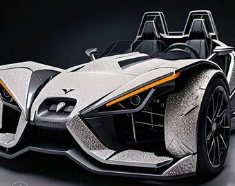 Je vais habiller votre lance-pierre au complet | Cristaux Autrichiens | Strass automobile | Éblouissant professionnel | Conception personnalisée | N'importe quelle couleur