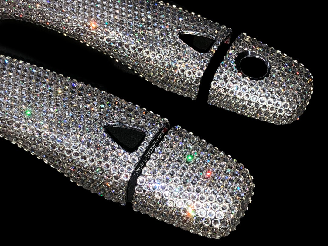 Austrian Crystal Custom Car Door Handles Bling Crystallized Caps Covers