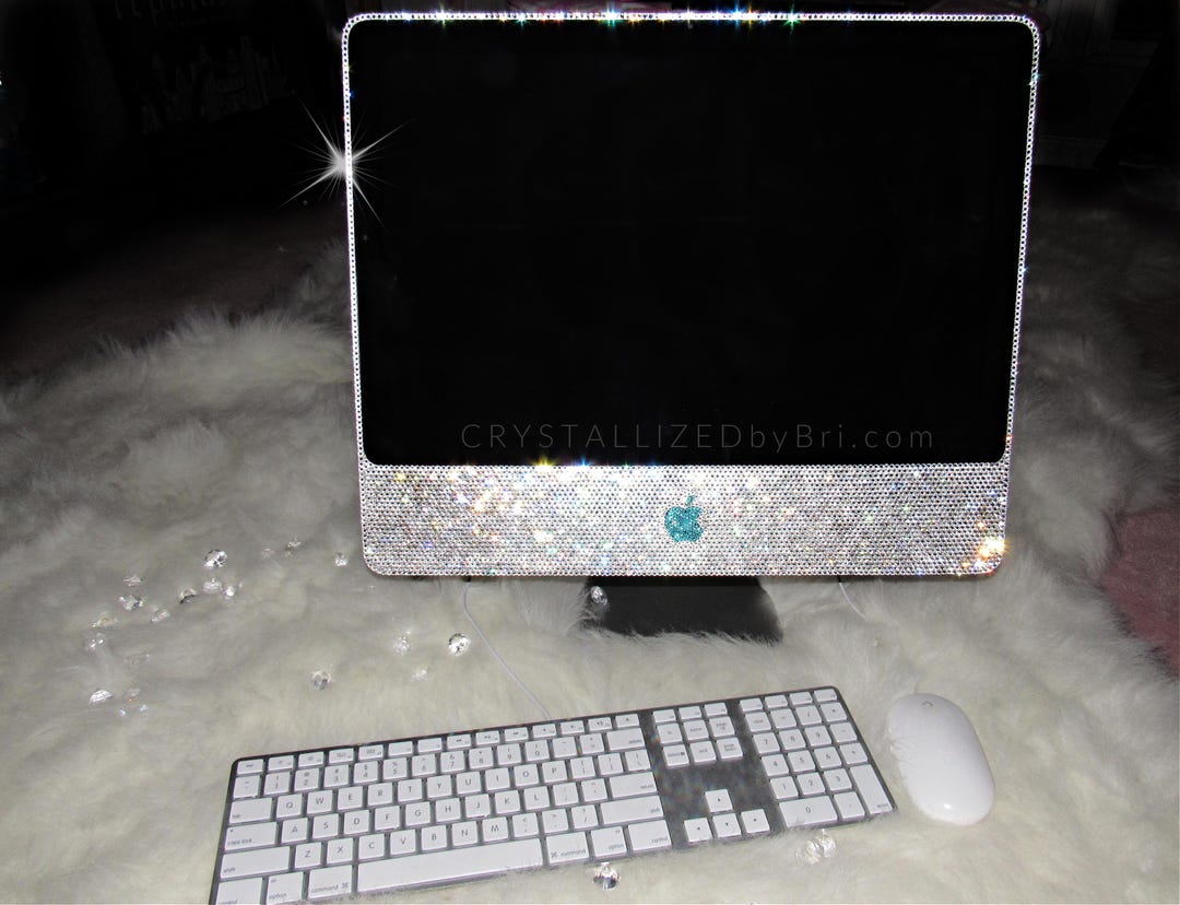 I'll Bling Your Desktop Computer! Custom Austrian Crystal Mac Monitor ...