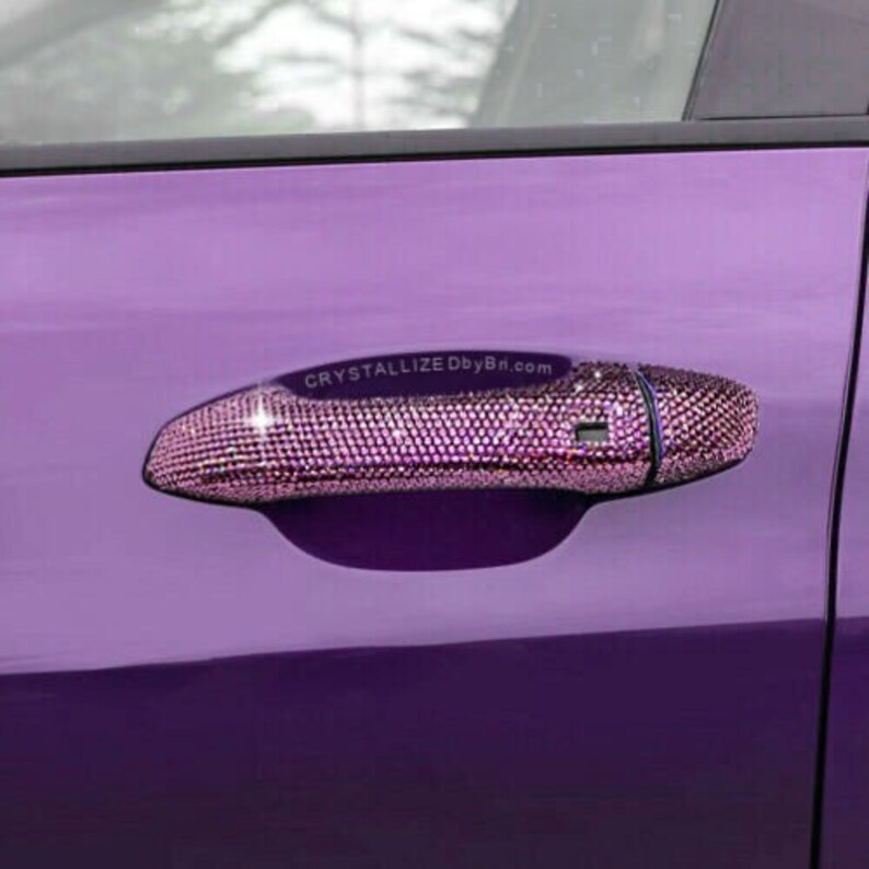 Austrian Crystal Custom Car Door Handles Bling Crystallized Etsy