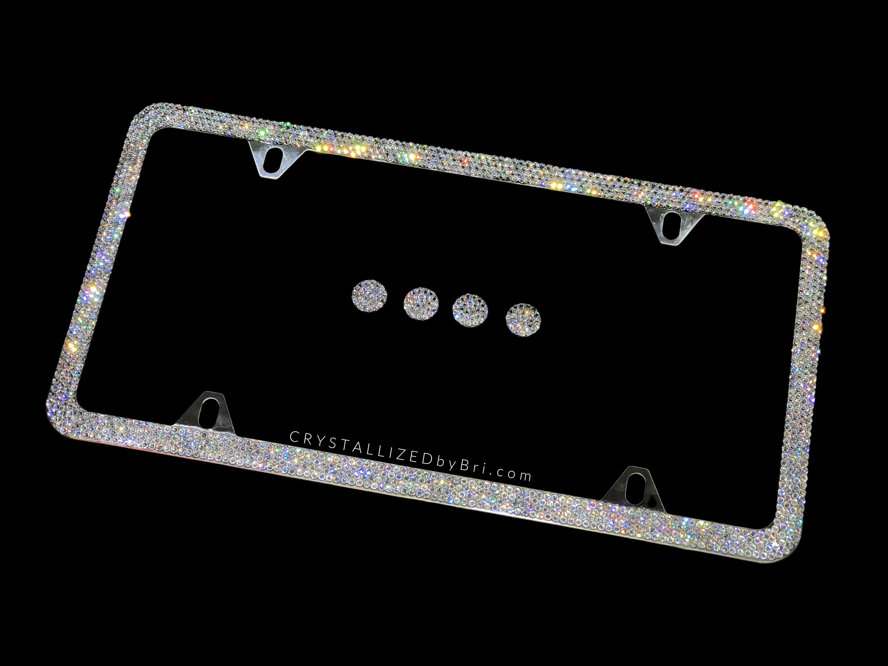 Licence Plate Frame Swarovski Crystal - Etsy
