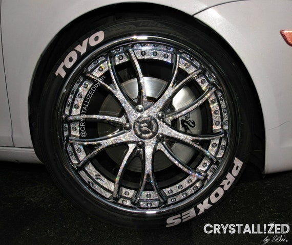 Austrian Crystal Custom Wheels Bling Crystallized Car Bling Bedazzled Rims  Auto Accessories Universal Parts Exterior Chrome Tires Luxury -  Canada