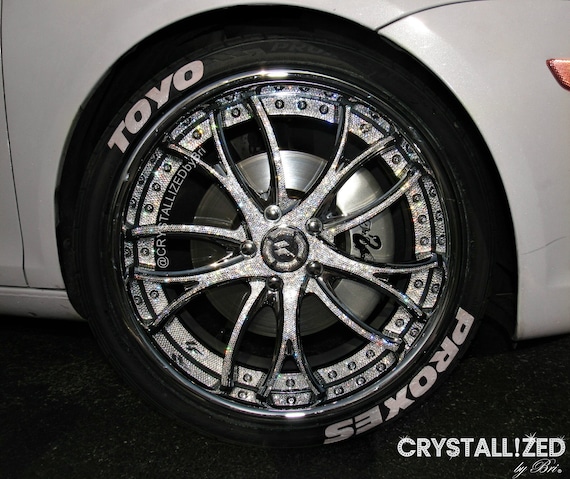 Austrian Crystal Custom Wheels Bling Crystallized Car Bling Bedazzled Rims  Auto Accessories Universal Parts Exterior Chrome Tires Luxury -  Canada