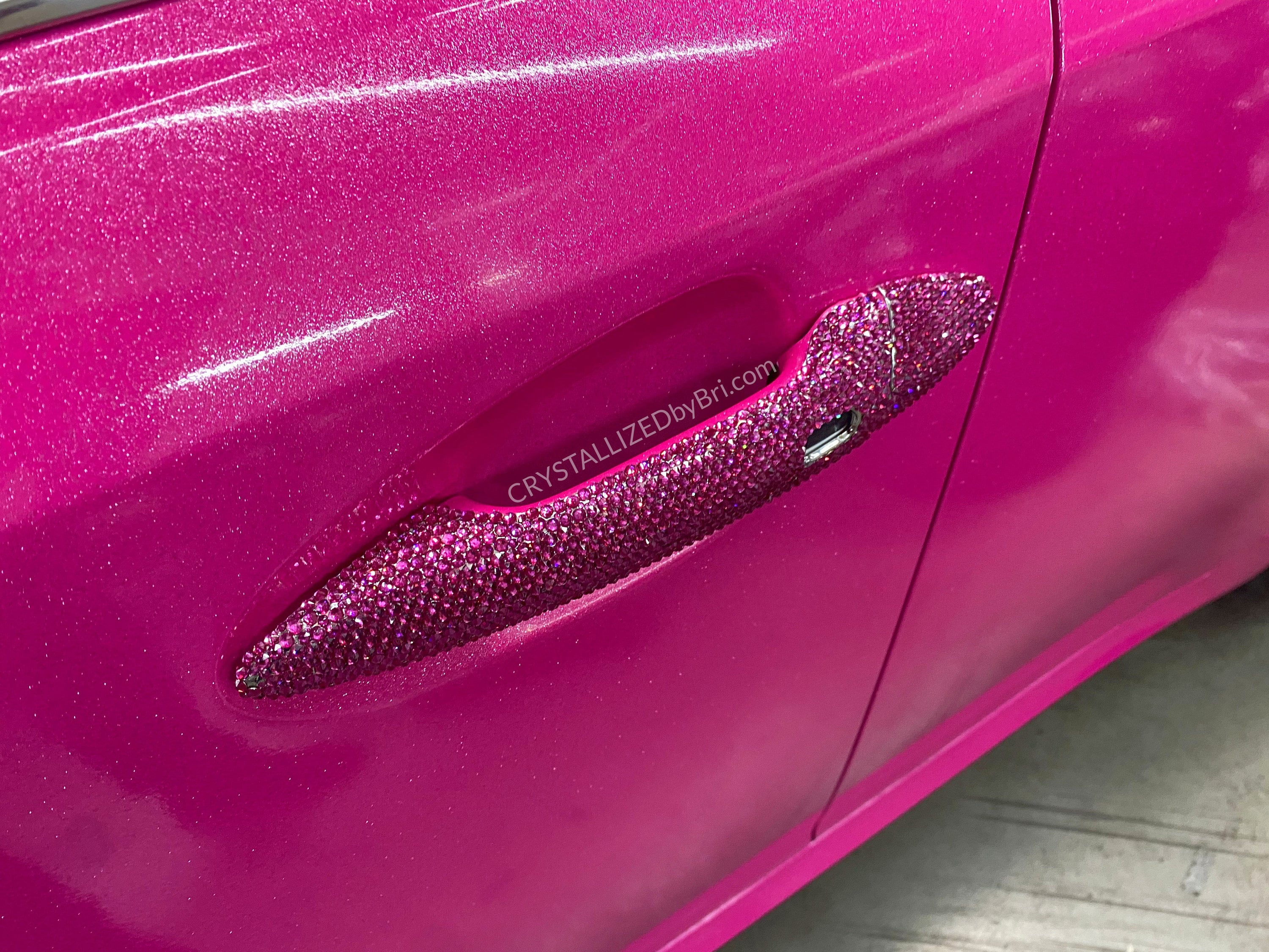  Milisten 8 pcs car Door Sticker Womens car Accessories  Rhinestone car Handle Cup Covers Crystal car Accessories car Sticker car  Decals for Women Protective Film Door Handle Miss Rhinestones