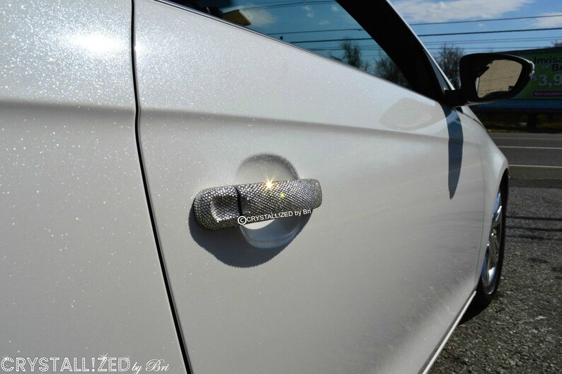 Austrian Crystal Custom Car Door Handles Bling Crystallized Etsy