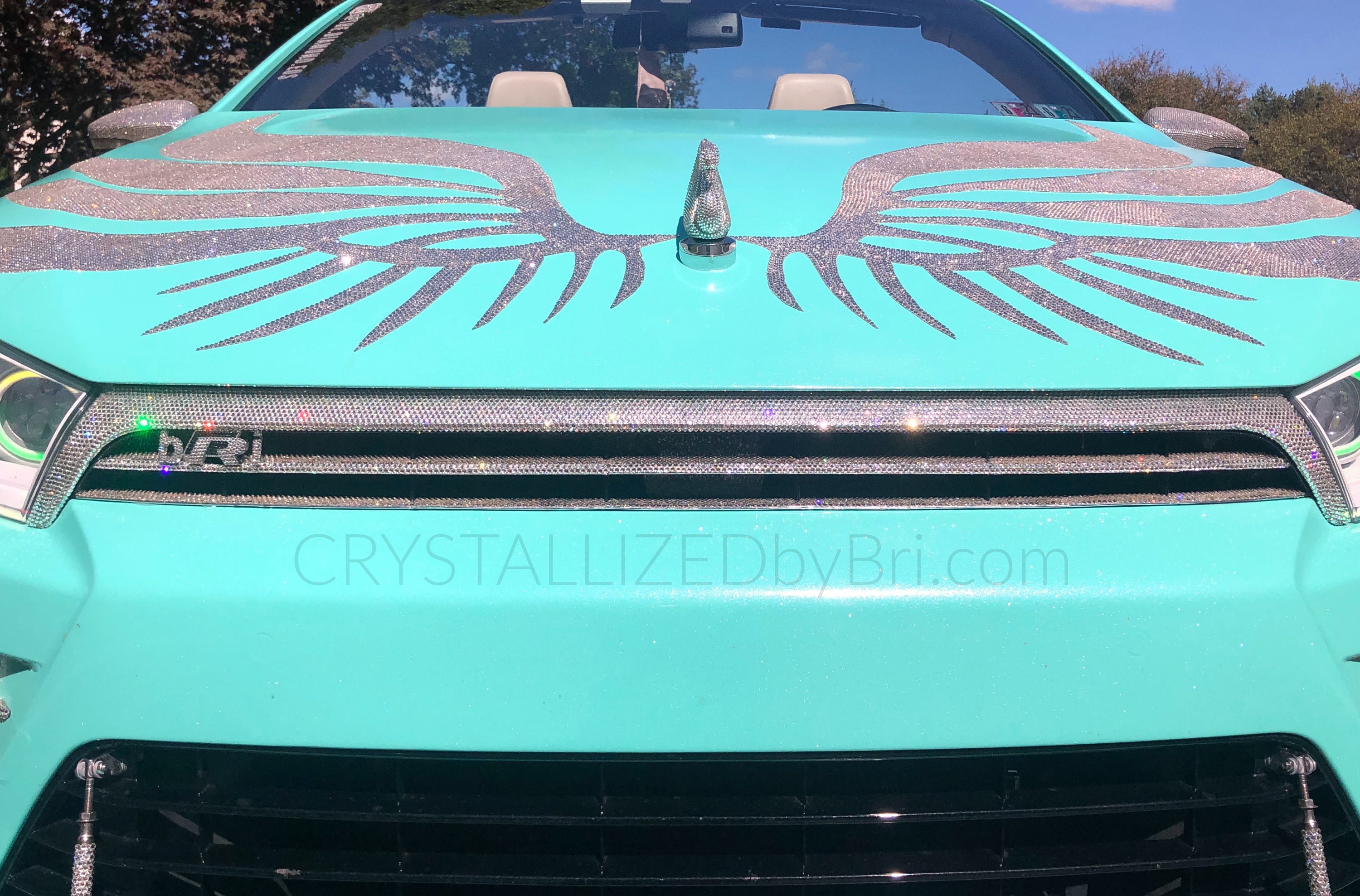 Austrian Crystal Custom Car Grille Bling Bedazzled Auto