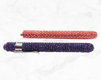 Austrian Crystal Pupil Pen Light Bling Medical Doctor Dr Nurse Crystallized Bedazzled College School Exam Flashlight Eyes Ears ENT