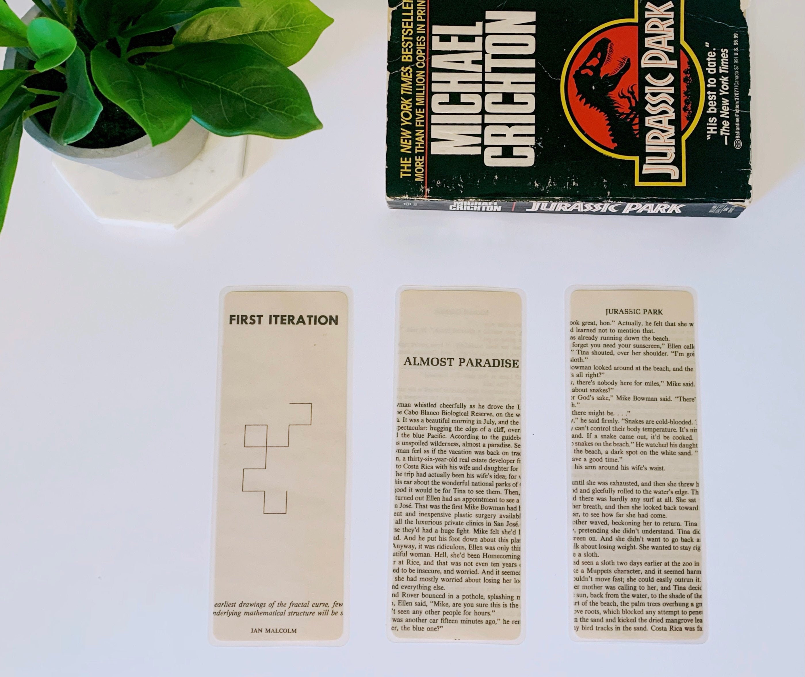 Jurassic Park Bookmark | Etsy