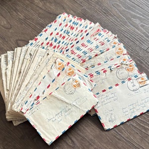 Ww2 Liebesbriefe - Antike / Vintage persönliche handschriftliche Dokumente. Schriftverkehr. Briefmarken/Umschläge- Paper Time Capsules