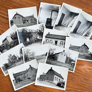 Lot de photos d'intérieur vintage. Pièces de papier éphémères/scrapbooking vintage. Carte de cabinet, CDV, journal indésirable, travaux manuels - certains manuscrits. Superbe groupe