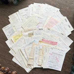 Recibos de transferencia de acciones antiguos. Cartas manuscritas. Facturas/encabezados de factura. Documentos contables/antiguos. Álbumes de recortes/paquetes de efímeras. Libros de contabilidad.