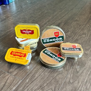 Boîtes à tabac vintage : Condor & Erinmore, Set de 9
