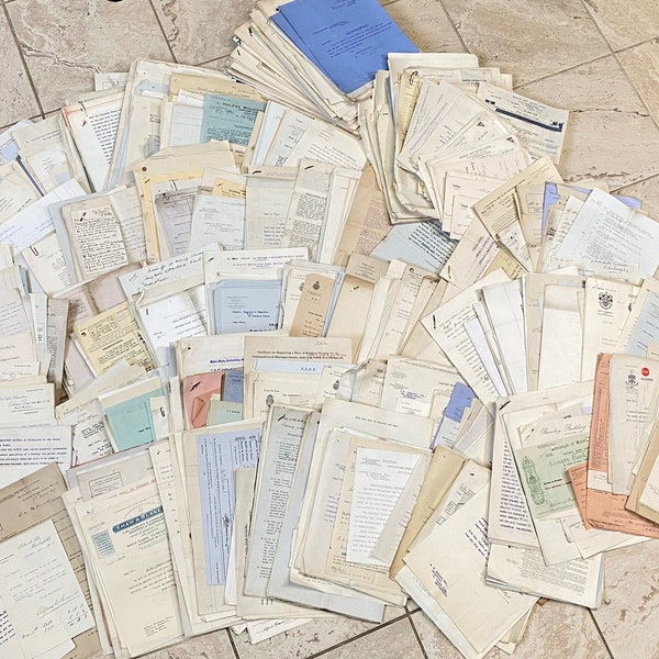 SETS) Antique/Vintage Documents- (1860s-1940s) Typed/Handwritten Letters.Accounting/Ledgers-Old Letters. Envelope Covers, Photos, Billheads