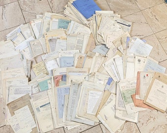 SETS) Antique/Vintage Documents- (1860s-1940s) Typed/Handwritten Letters.Accounting/Ledgers-Old Letters. Envelope Covers, Photos, Billheads