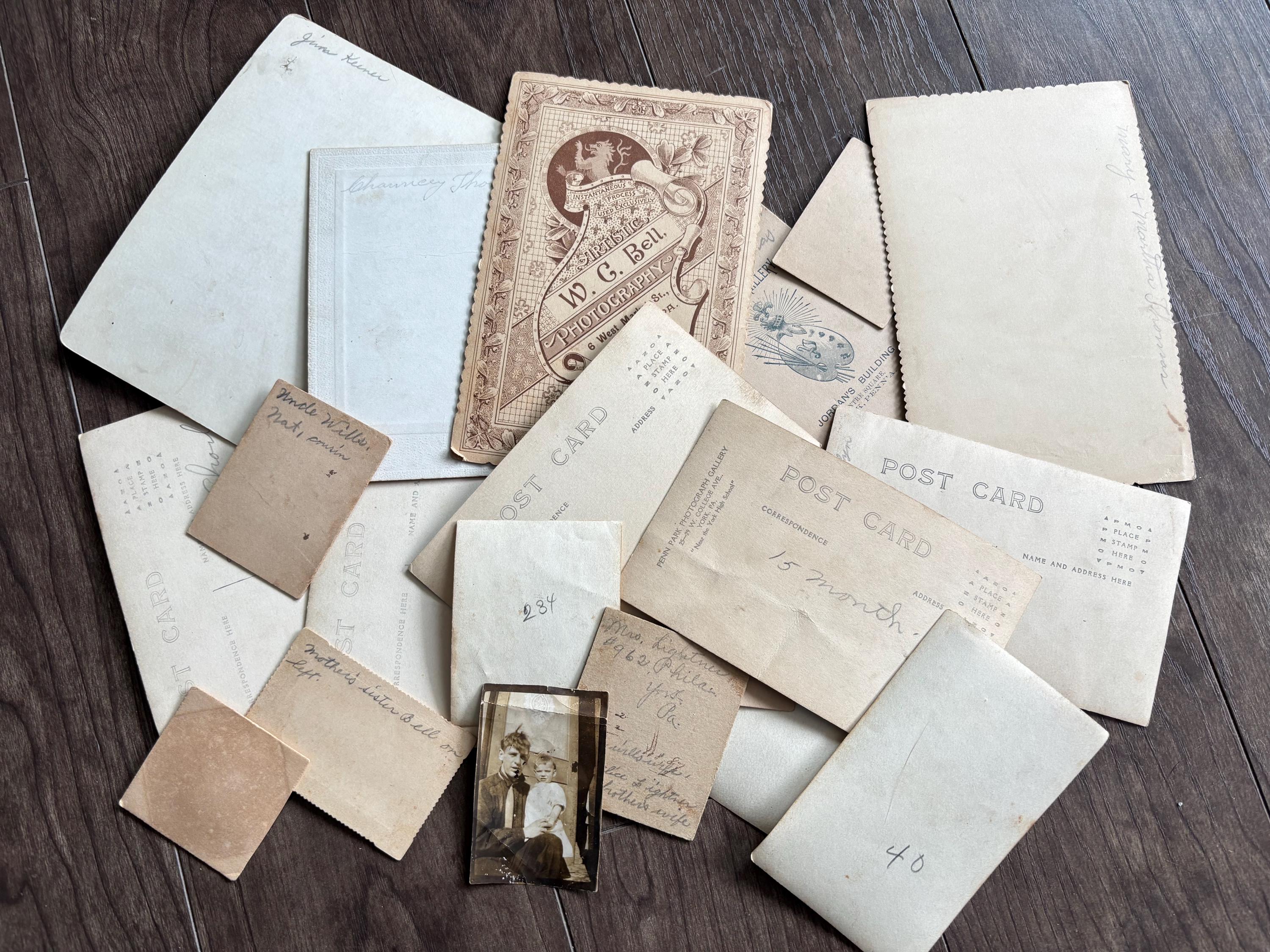 Antique/vintage Photo Lot! 1800s-1920s? Vintage Paper Ephemera ...