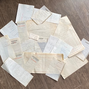 ¡Lote de efímeras variadas! Membretes: Papel vintage efímero/piezas para scrapbooking. Diarios basura, manualidades. Manuscritos, fotos, publicidad, diarios.