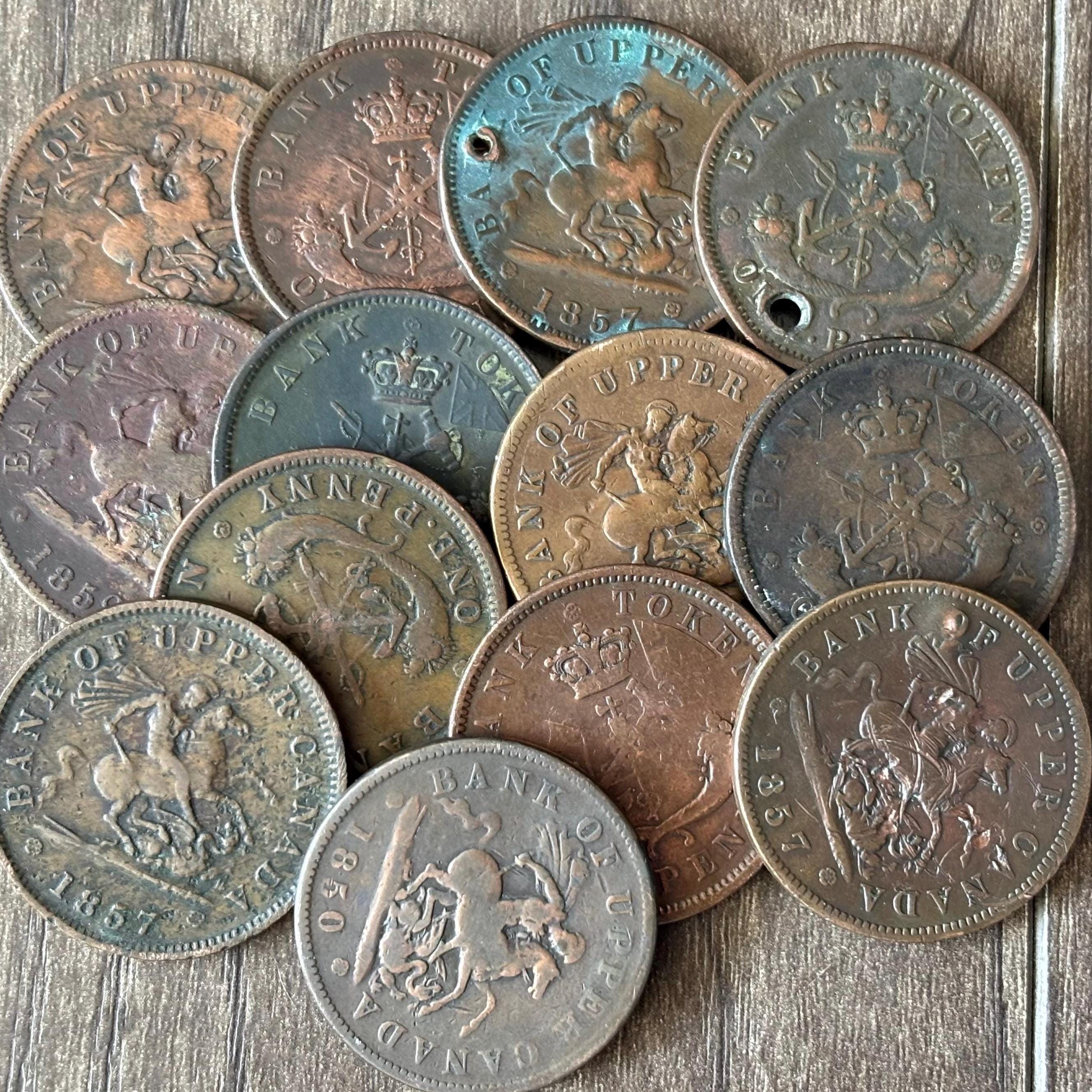 カナダ 1 セント硬貨 - Etsy 日本