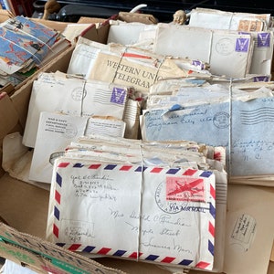 WW2 Letters And Personal Handwritten Documents. Stamped Envelopes. American Pride Notes/Battlefield Correspondence-APO Army War Letters